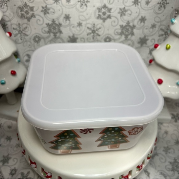 Christmas Themed Trio Nesting Food Storage Container - Snowman - Gingerbread - Picture 9 of 10